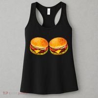 Big Boobs Two Big Hamburger Titty Boobie Women's Tank Top thumb 3