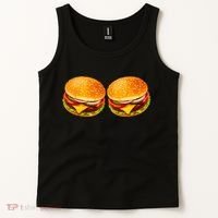 Big Boobs Two Big Hamburger Titty Boobie Tank Top thumb 2