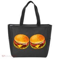 Big Boobs Two Big Hamburger Titty Boobie Tote Bag thumb 0