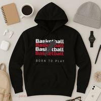 Basketball Born To Play Hoodie thumb 3