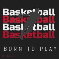 Basketball Born To Play Beanie thumb 2