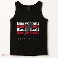 Basketball Born To Play Tank Top thumb 2