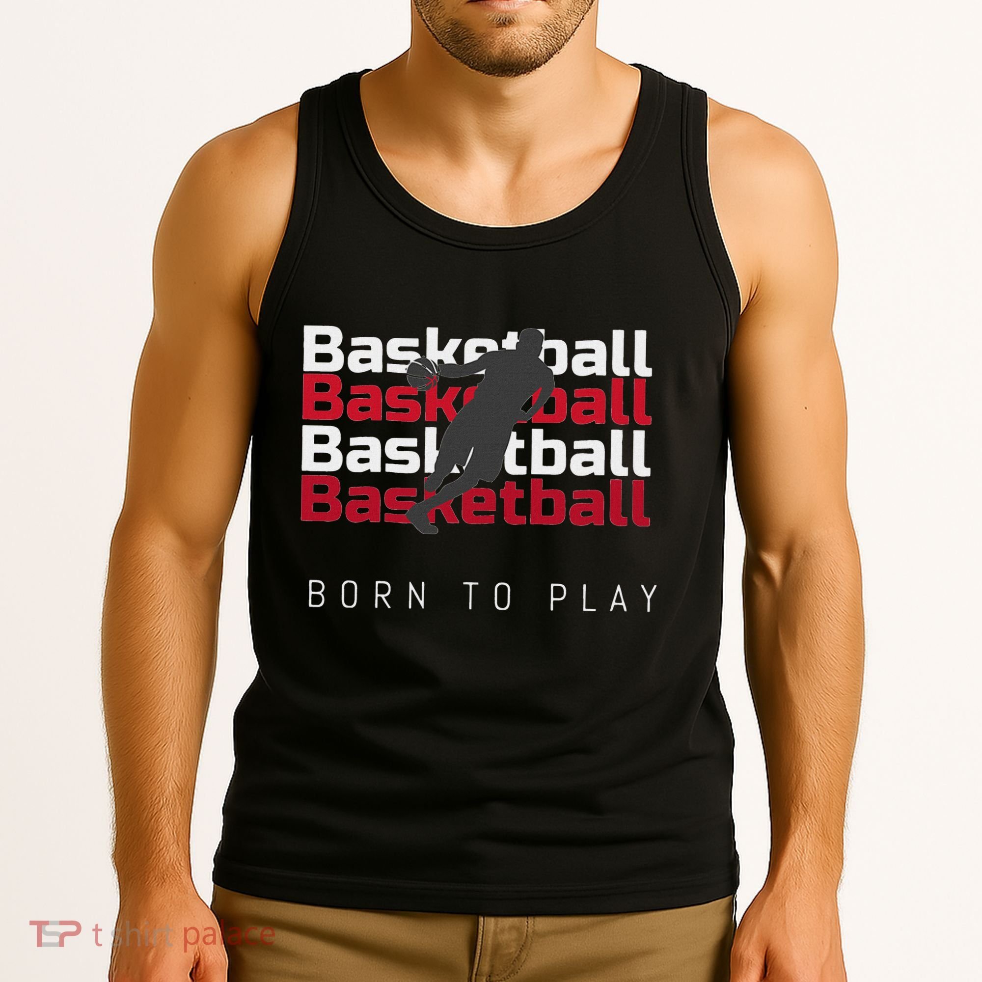 Basketball Born To Play Tank Top