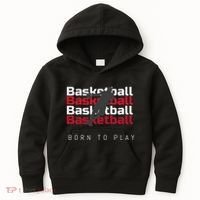 Basketball Born To Play Kids Hoodie thumb 0