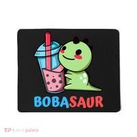 Bobasaur Bubble Tea Boba Dinosaur Kawaii Cute Dino Pun Mousepad thumb 0