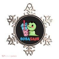 Bobasaur Bubble Tea Boba Dinosaur Kawaii Cute Dino Pun Ornament thumb 0