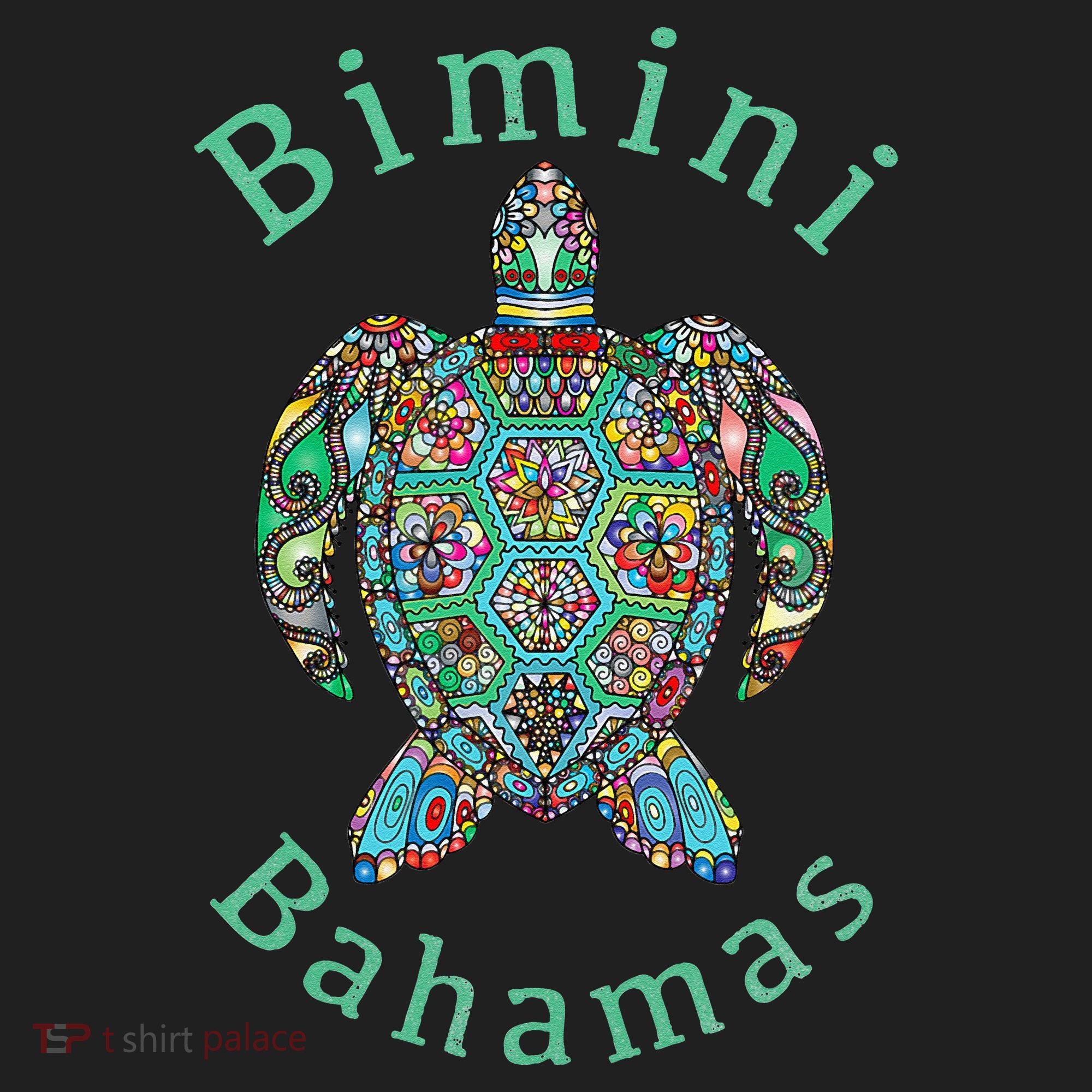 Bimini Bahamas Tribal Turtle Gift Comfort Colors T-Shirt