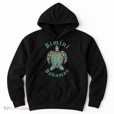 Bimini Bahamas Tribal Turtle Gift Hoodie