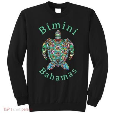 Bimini Bahamas Tribal Turtle Gift Sweatshirt