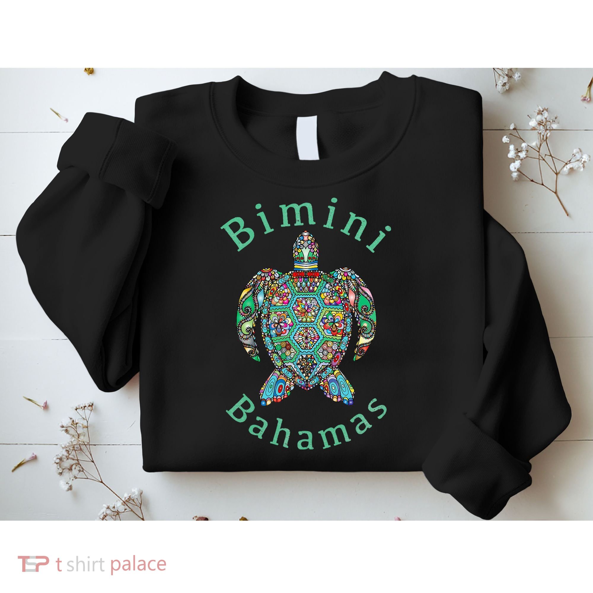 Bimini Bahamas Tribal Turtle Gift Sweatshirt