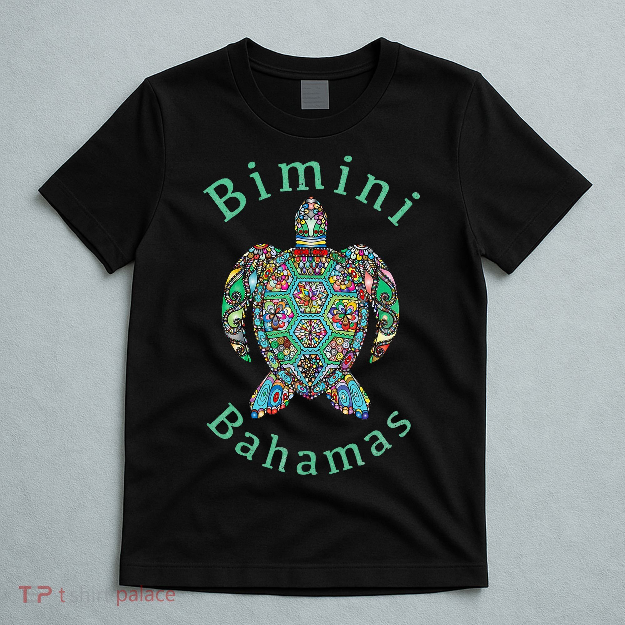 Bimini Bahamas Tribal Turtle Gift T-Shirt