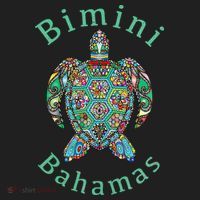 Bimini Bahamas Tribal Turtle Gift Beanie thumb 2