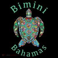 Bimini Bahamas Tribal Turtle Gift Coaster thumb 2