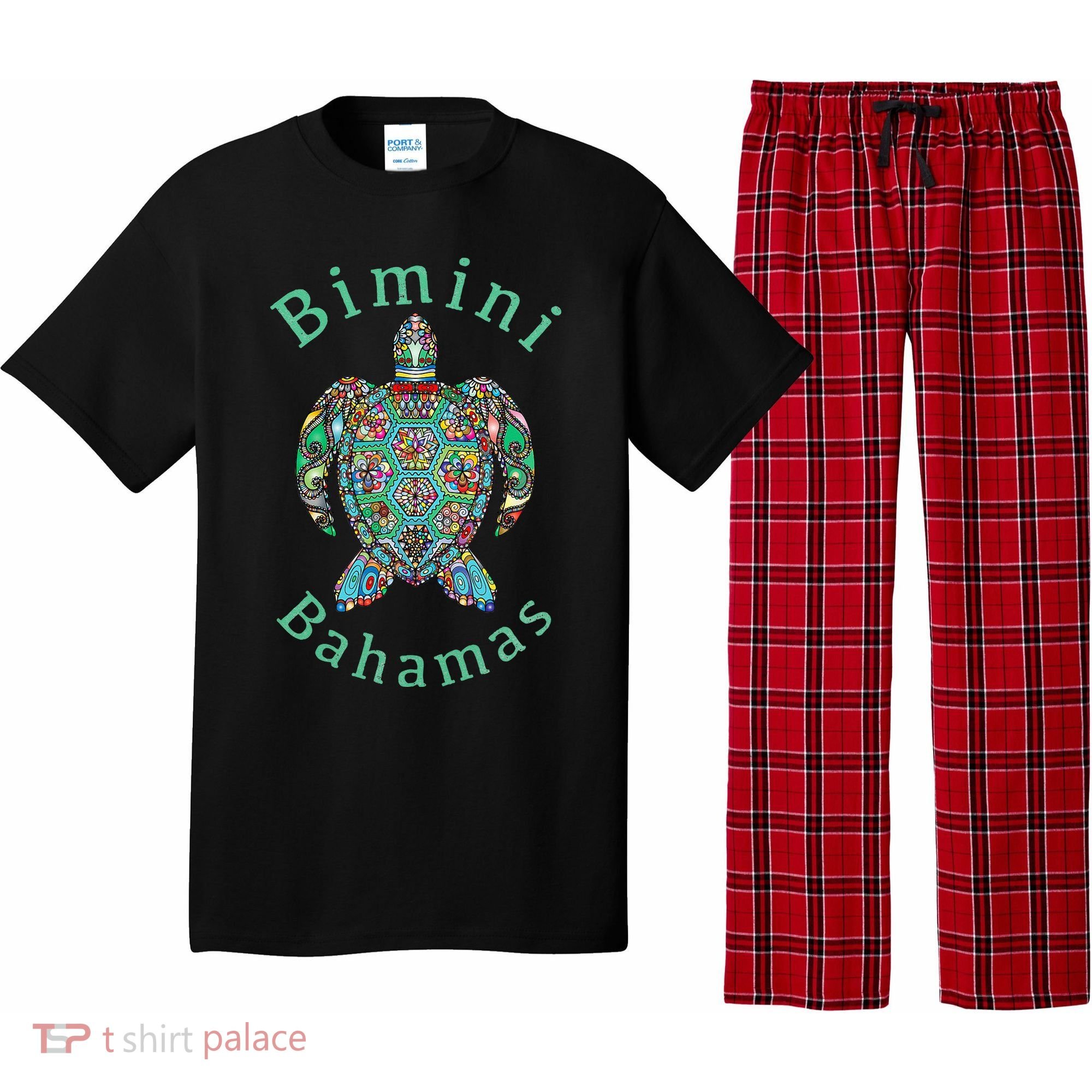 Bimini Bahamas Tribal Turtle Gift Pajama Set