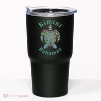 Bimini Bahamas Tribal Turtle Gift Tumbler thumb 0