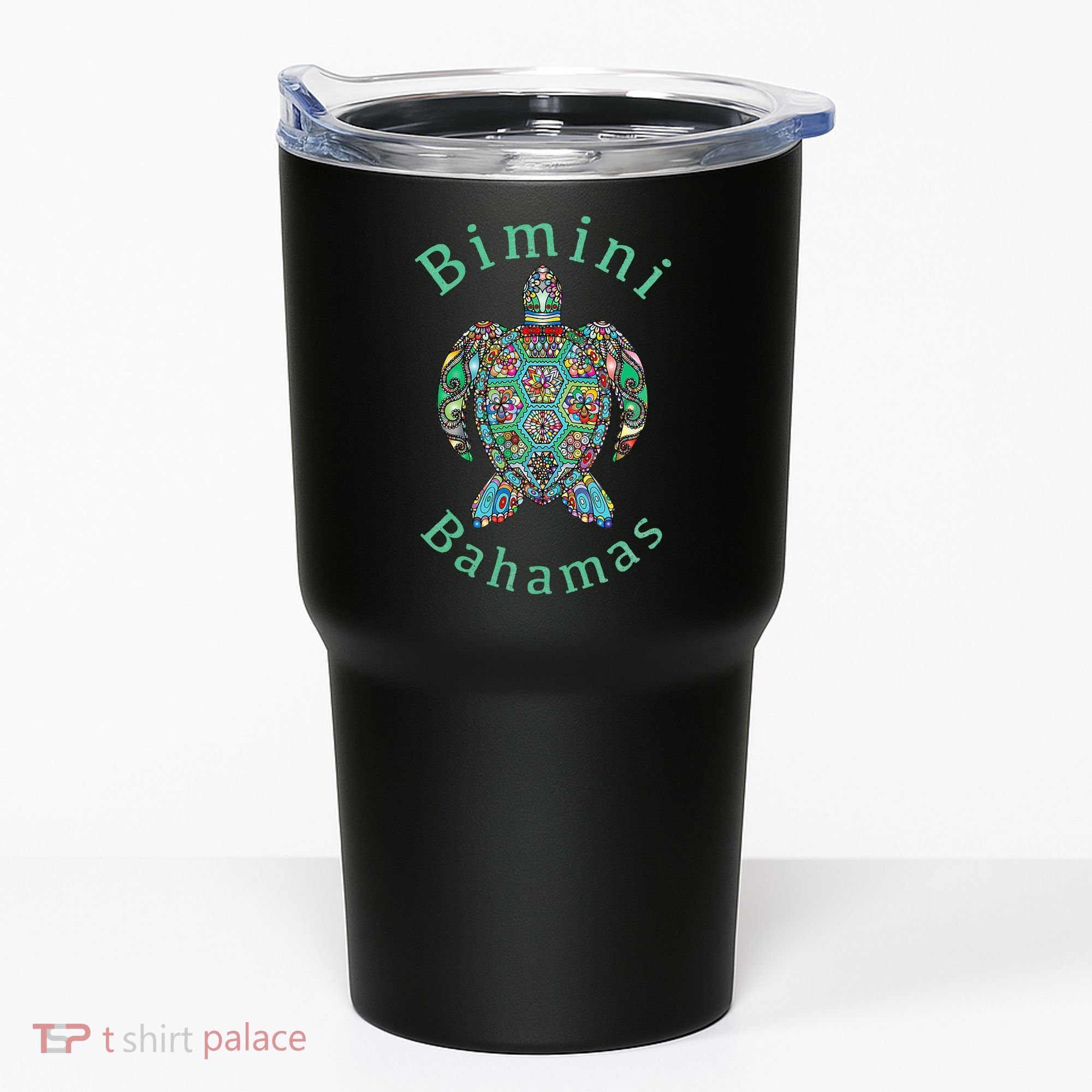 Bimini Bahamas Tribal Turtle Gift Tumbler