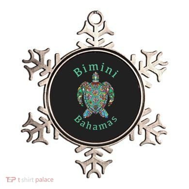 Bimini Bahamas Tribal Turtle Gift Ornament