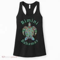 Bimini Bahamas Tribal Turtle Gift Women's Tank Top thumb 0