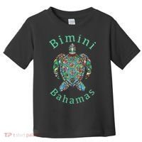 Bimini Bahamas Tribal Turtle Gift Toddler T-Shirt thumb 0