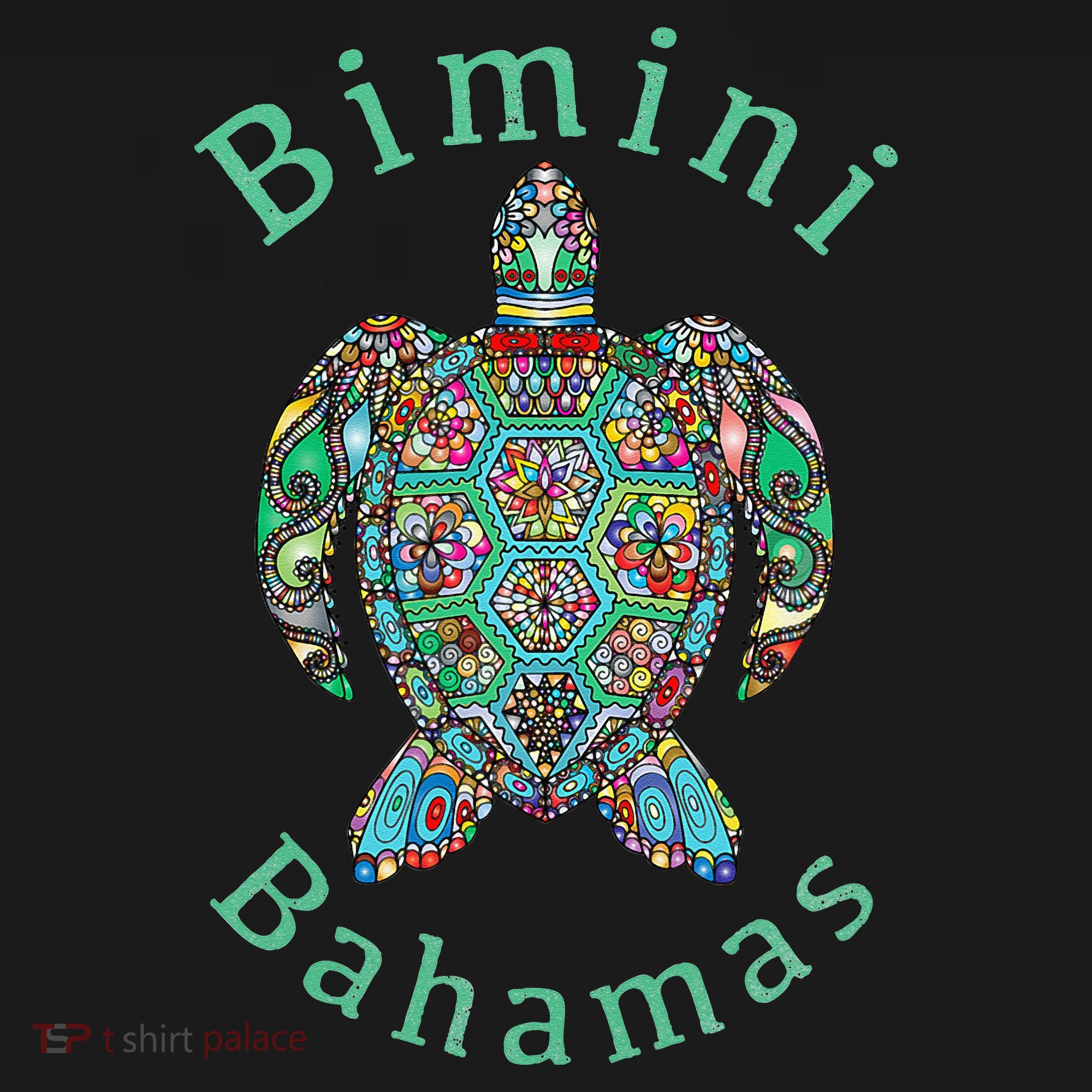 Bimini Bahamas Tribal Turtle Gift Women's Long Sleeve Shirt