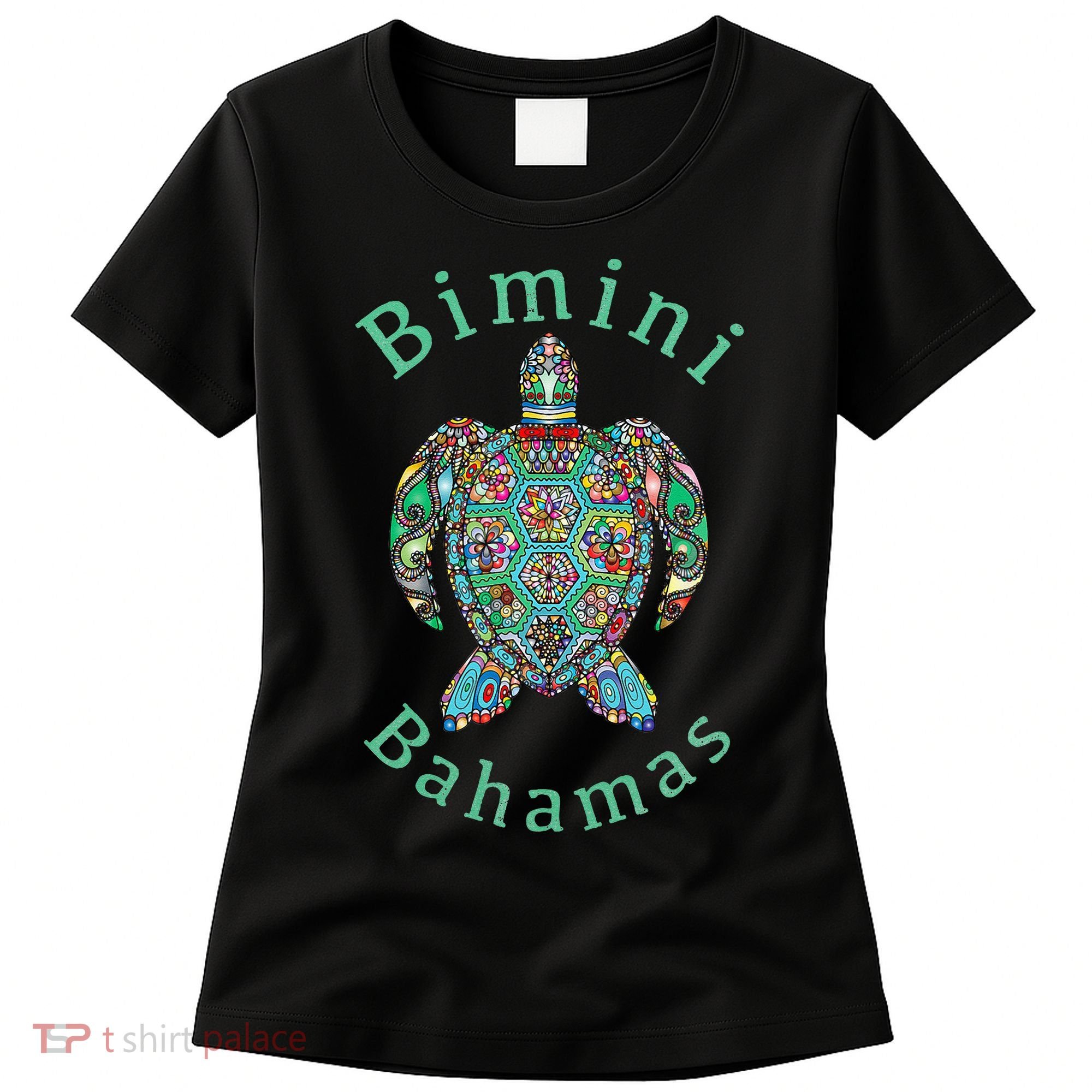 Bimini Bahamas Tribal Turtle Gift Women's T-Shirt