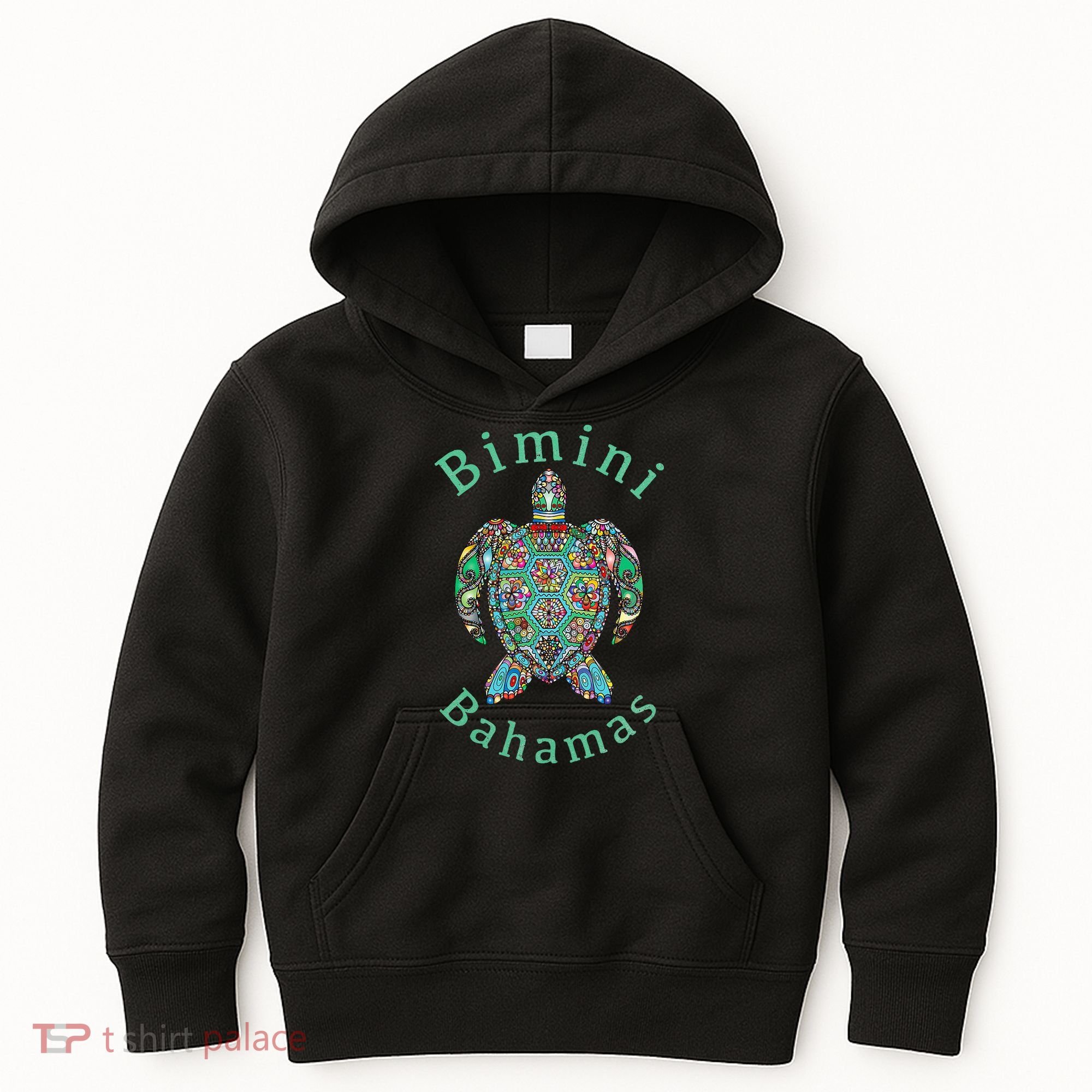 Bimini Bahamas Tribal Turtle Gift Kids Hoodie
