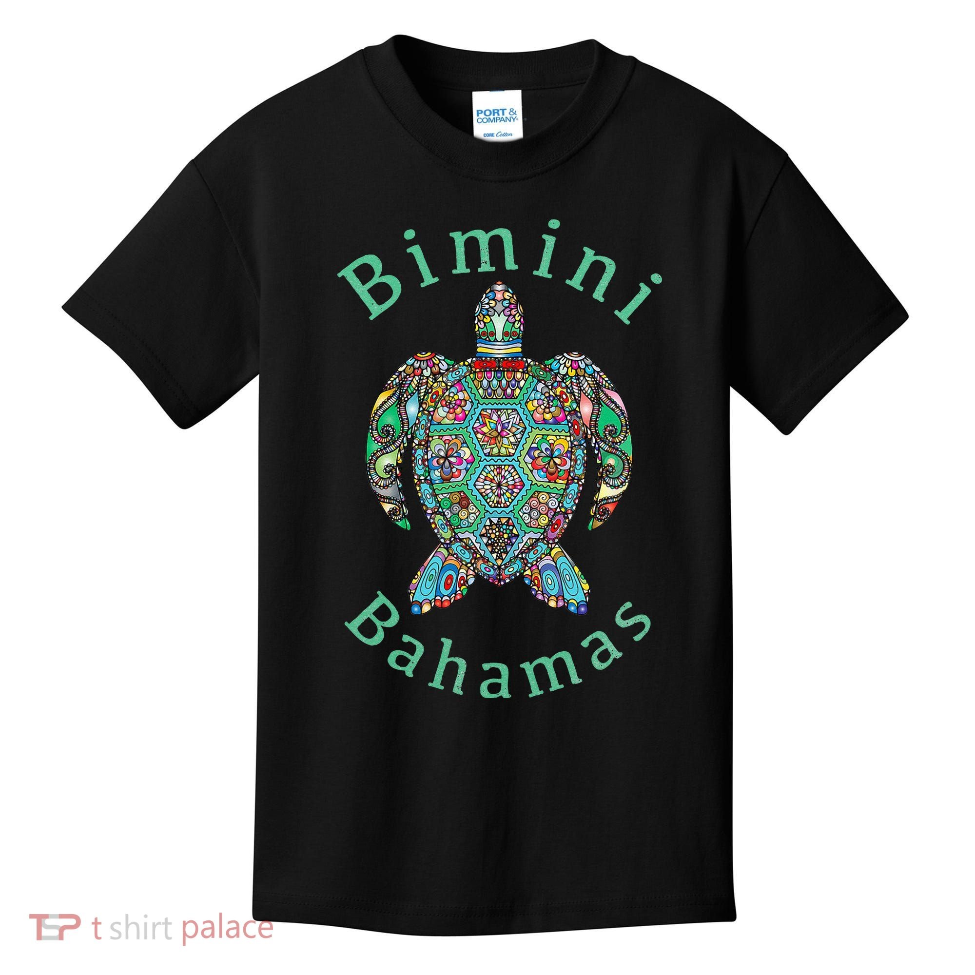 Bimini Bahamas Tribal Turtle Gift Kids T-Shirt