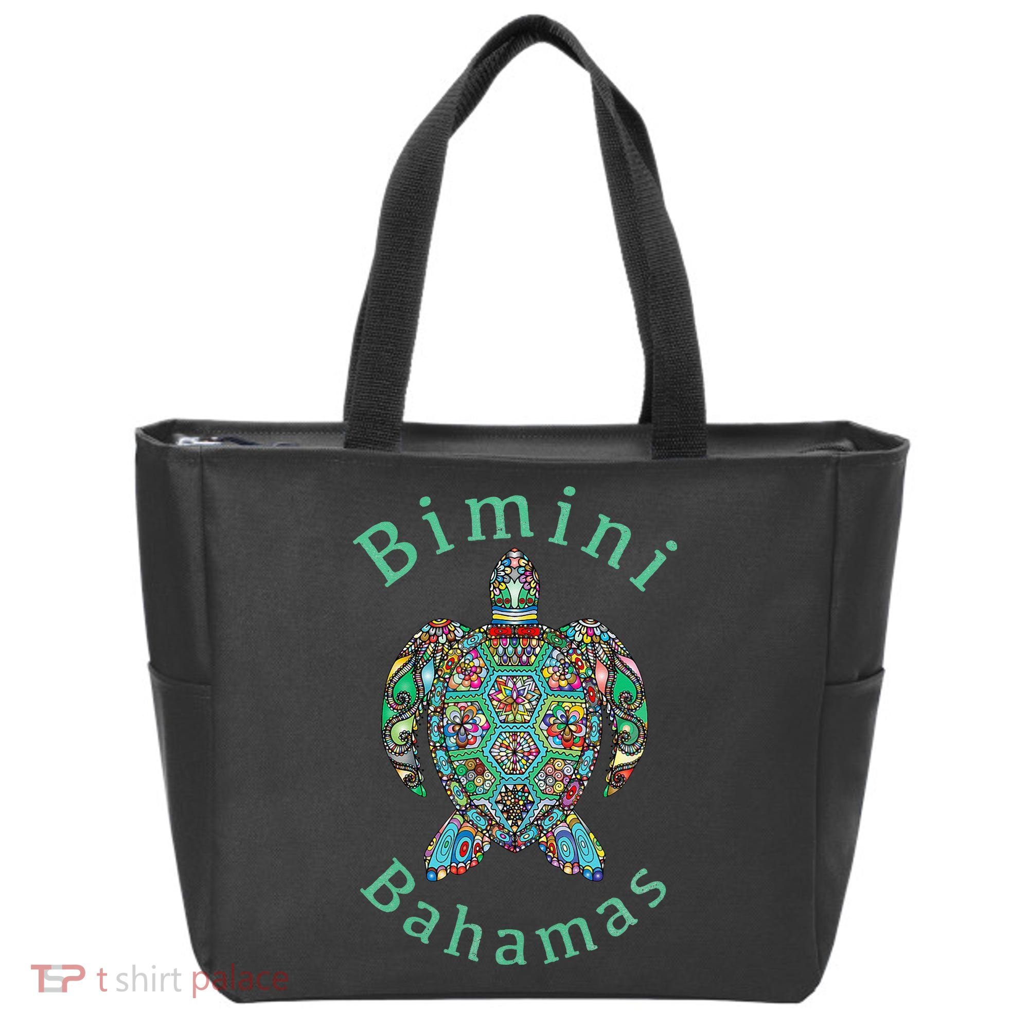 Bimini Bahamas Tribal Turtle Gift Tote Bag