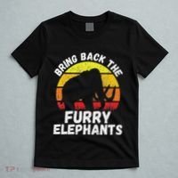 Bring Back The Furry Elephants Woolly Mammoth Funny Quote T-Shirt thumb 5