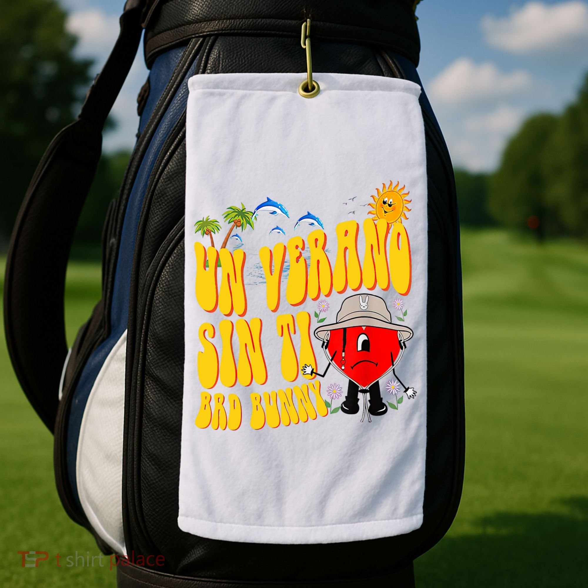 B Bunny Un Verano Sin Ti Latino Golf Towel