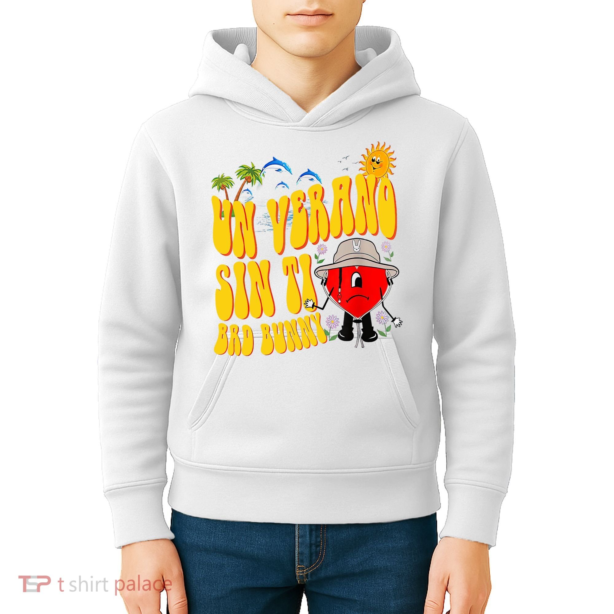 B Bunny Un Verano Sin Ti Latino Kids Hoodie