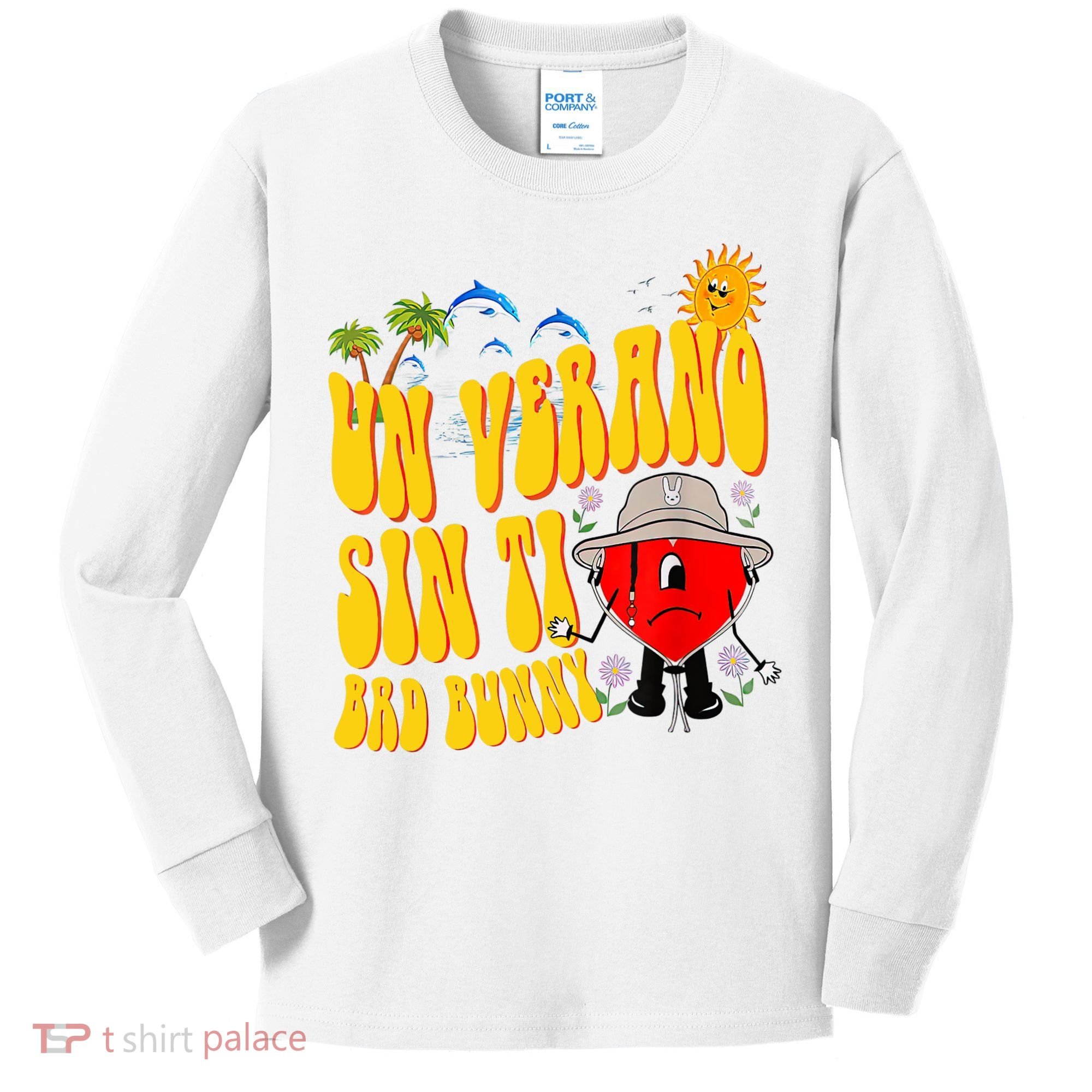 B Bunny Un Verano Sin Ti Latino Kids Long Sleeve Shirt