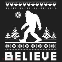 Bigfoot Believe Ugly Christmas Sweater Sasquatch Beanie thumb 2