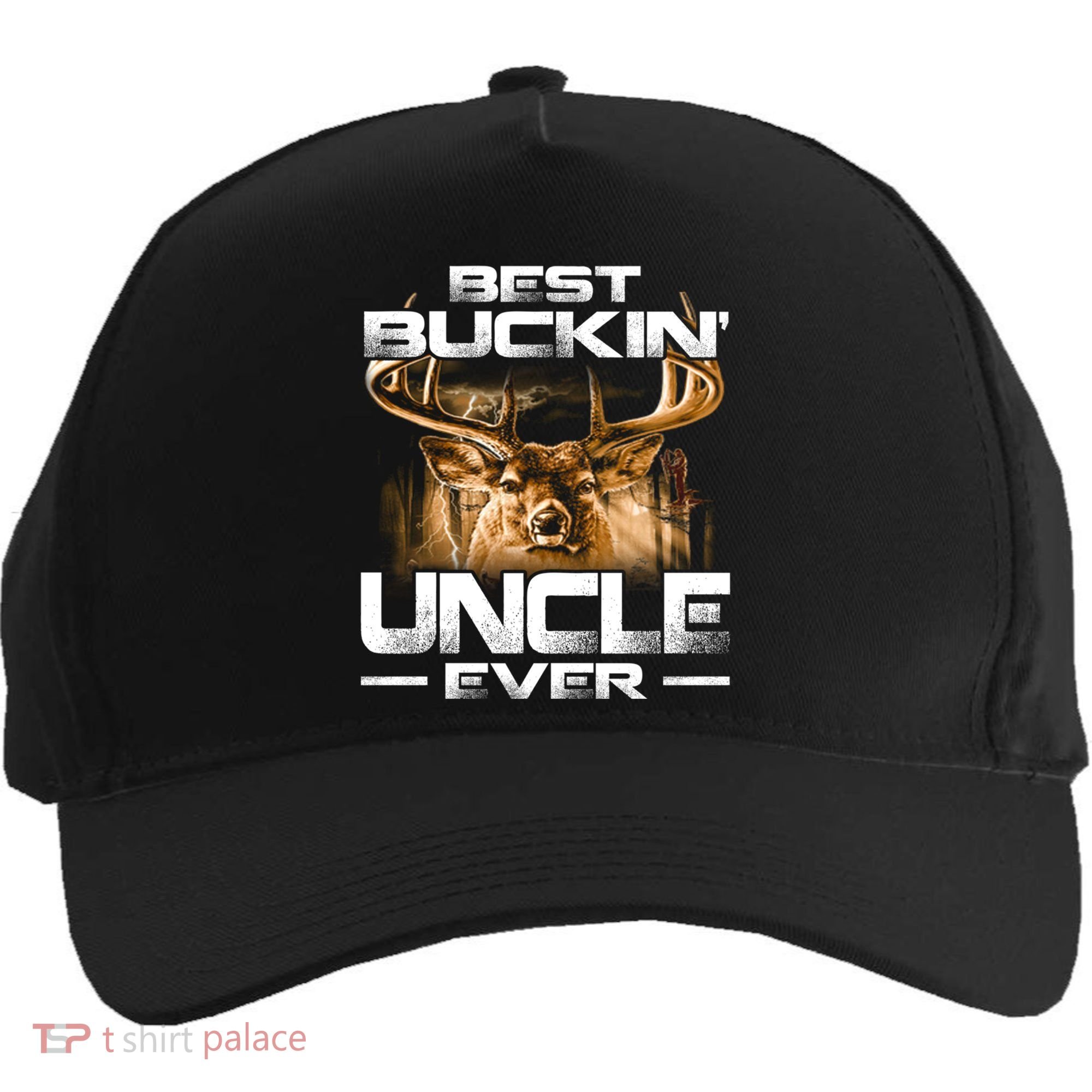 Best Buckin Uncle Ever Deer Hunting Bucking Father Gift Five-Panel Snapback Cap
