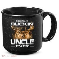 Best Buckin Uncle Ever Deer Hunting Bucking Father Gift 15oz Campfire Ceramic Mug thumb 0
