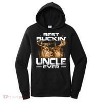 Best Buckin Uncle Ever Deer Hunting Bucking Father Gift Women's Hoodie thumb 0