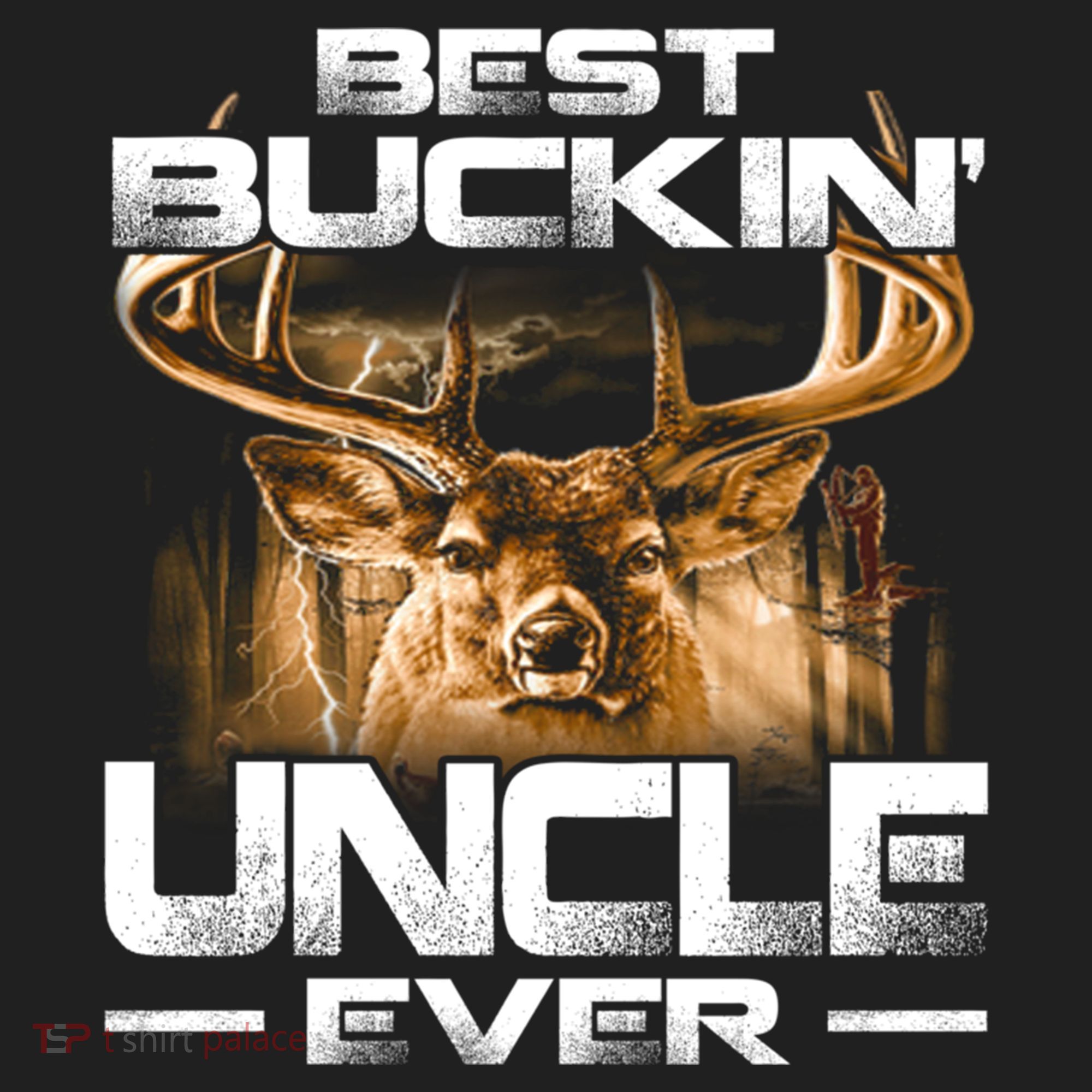 Best Buckin Uncle Ever Deer Hunting Bucking Father Gift 12oz Stainless Steel Coffee Mug