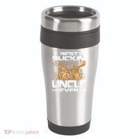 Best Buckin Uncle Ever Deer Hunting Bucking Father Gift 16oz Travel Tumbler thumb 0