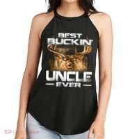 Best Buckin Uncle Ever Deer Hunting Bucking Father Gift Women's Perfect Tri Rocker Tank thumb 2