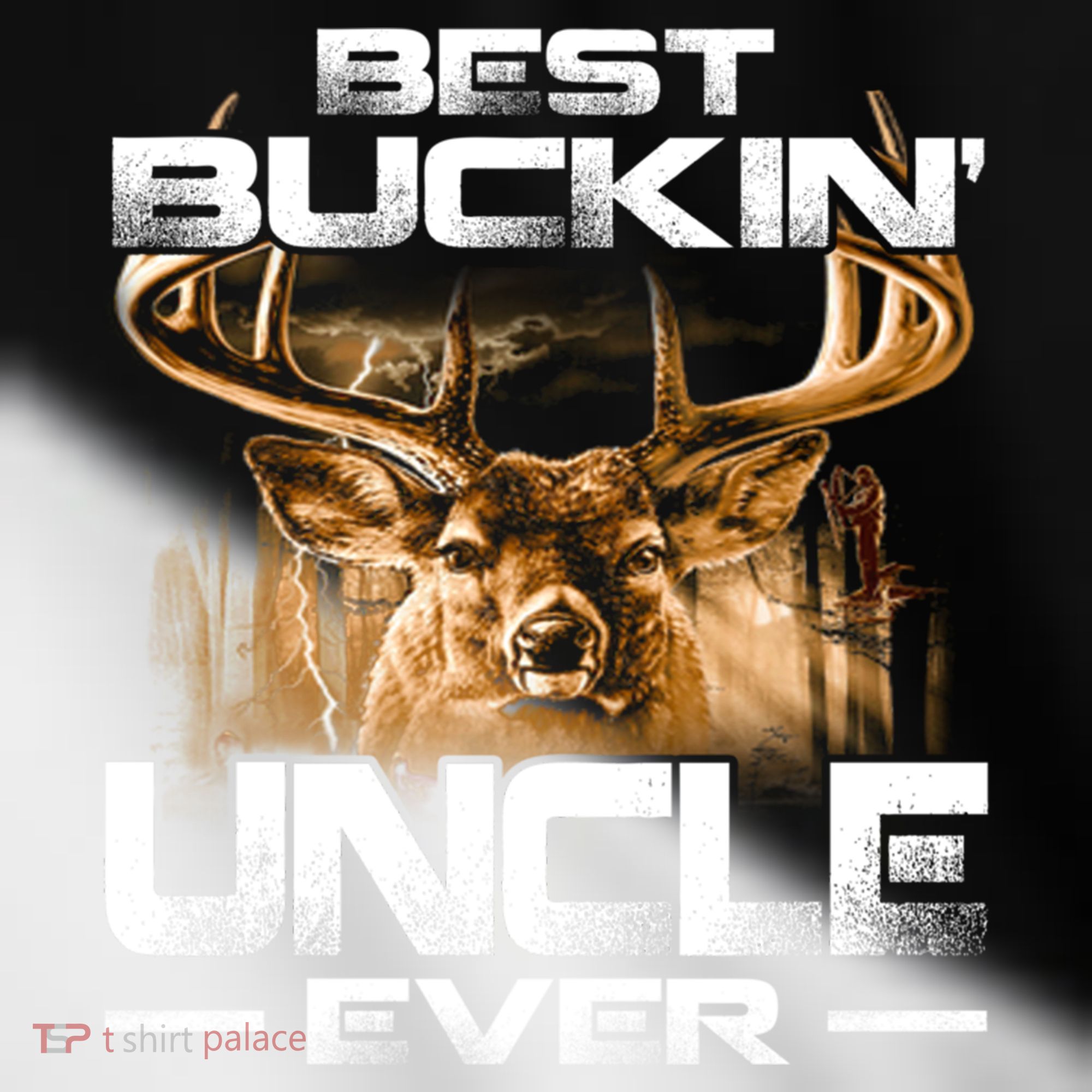 Best Buckin Uncle Ever Deer Hunting Bucking Father Gift Toddler Fine Jersey T-Shirt
