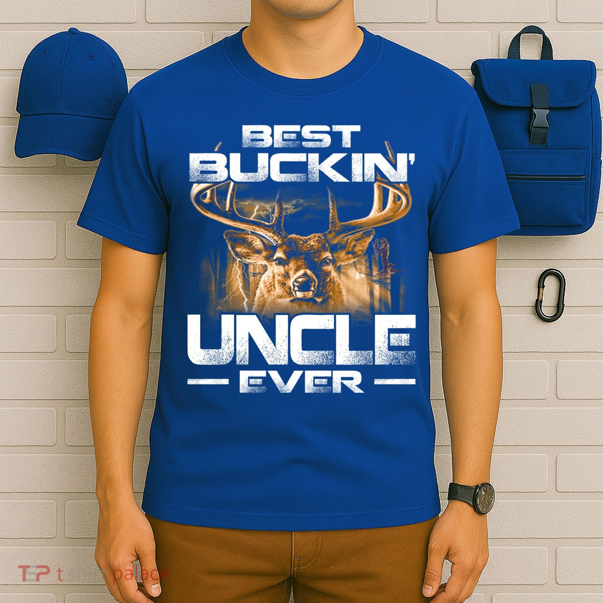 Best Buckin Uncle Ever Deer Hunting Bucking Father Gift T-Shirt