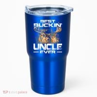 Best Buckin Uncle Ever Deer Hunting Bucking Father Gift Tumbler thumb 0