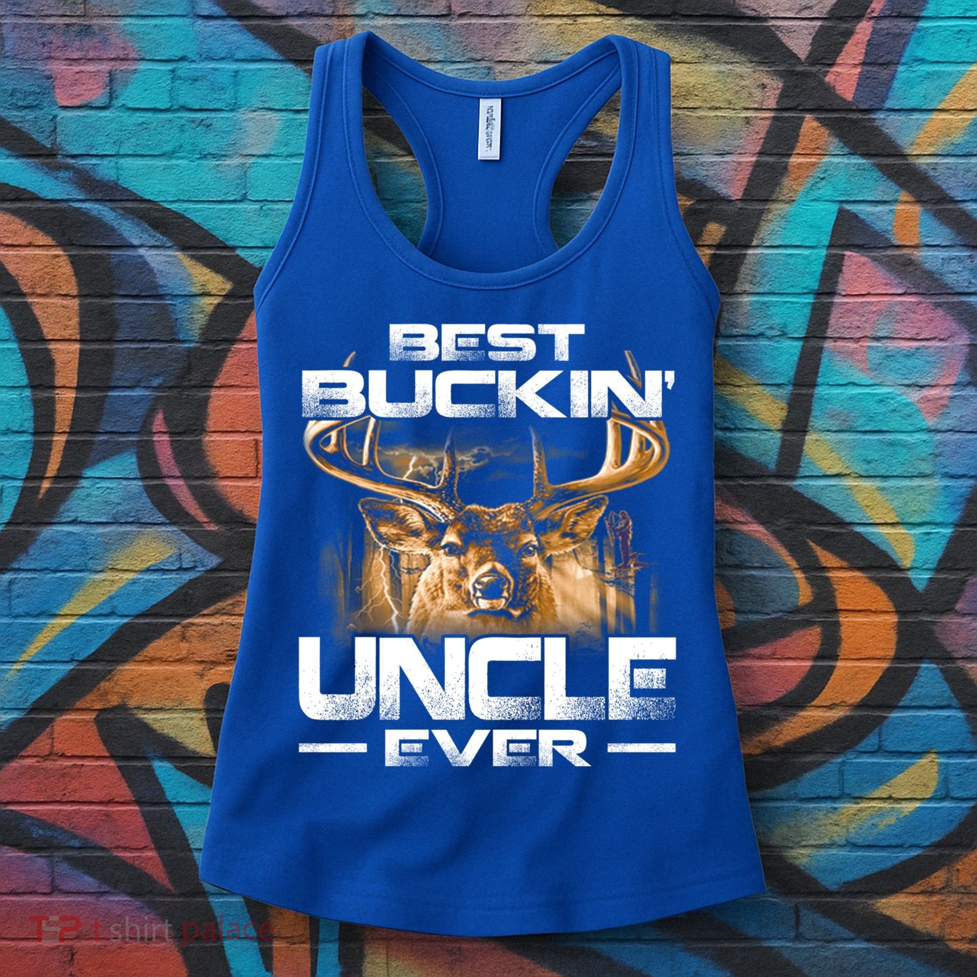 Best Buckin Uncle Ever Deer Hunting Bucking Father Gift Women's Tank Top