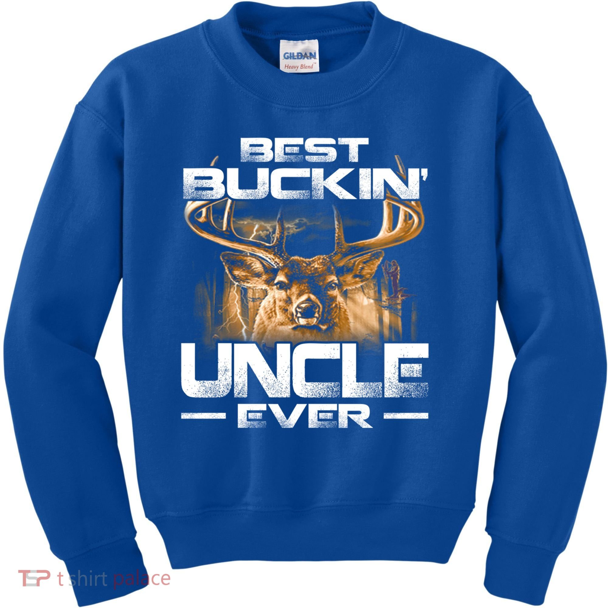 Best Buckin Uncle Ever Deer Hunting Bucking Father Gift Kids Sweatshirt