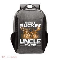 Best Buckin Uncle Ever Deer Hunting Bucking Father Gift Vector Backpack thumb 0