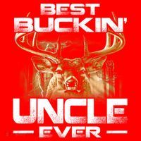 Best Buckin Uncle Ever Deer Hunting Bucking Father Gift Santa Hat thumb 1