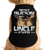Best Buckin' Uncle Ever Deer Hunting Bucking Father Doggie Tank thumb 0