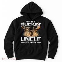 Best Buckin' Uncle Ever Deer Hunting Bucking Father Hoodie thumb 0