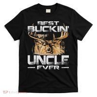 Best Buckin' Uncle Ever Deer Hunting Bucking Father T-Shirt thumb 0