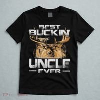 Best Buckin' Uncle Ever Deer Hunting Bucking Father T-Shirt thumb 5